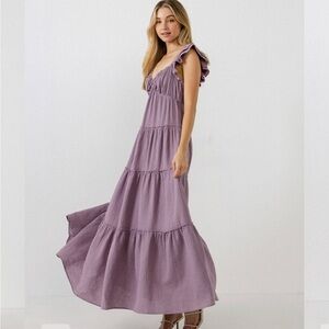 NWT Tuckernuck Free The Roses Maxi Dress Sz XS